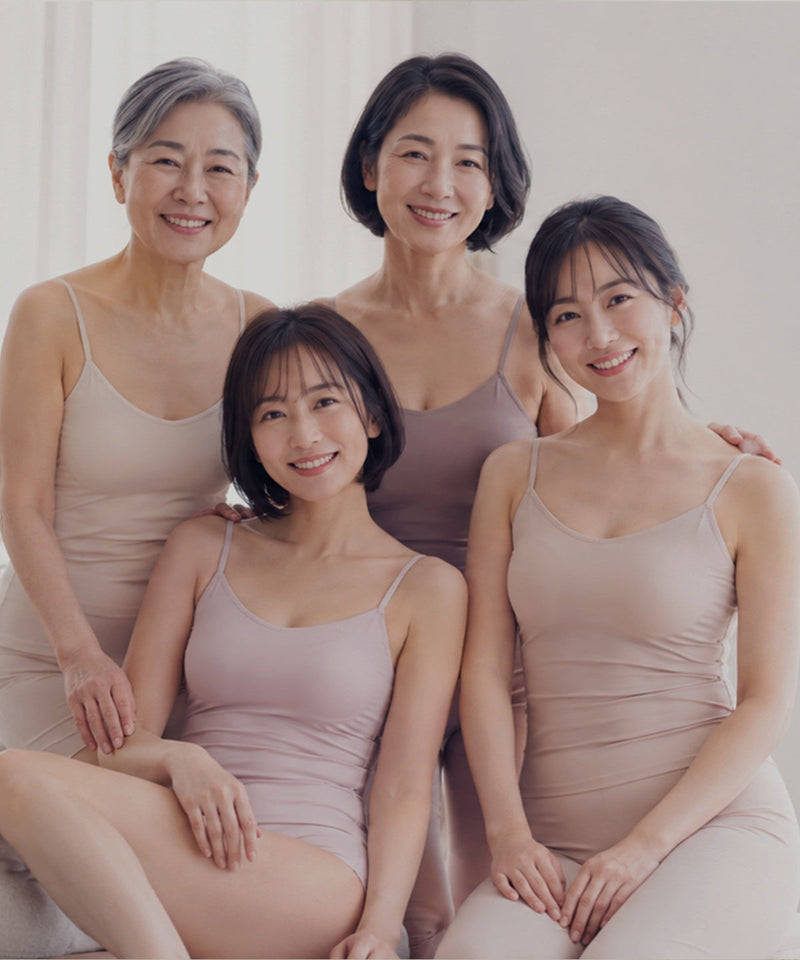 10歲～60歲世代的內衣建議