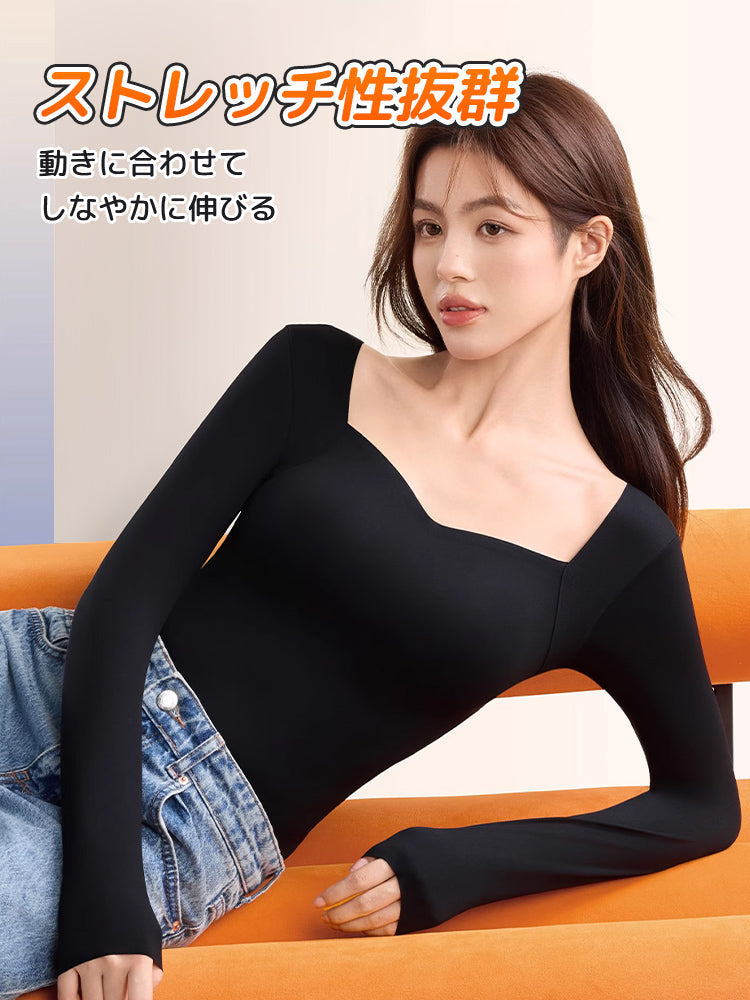 【兩件套裝價7,980日圓】VEIMIA 保暖內搭 | 溫暖舒適 顯瘦 百搭內搭 適合想在秋冬疊穿中保持苗條身形的您