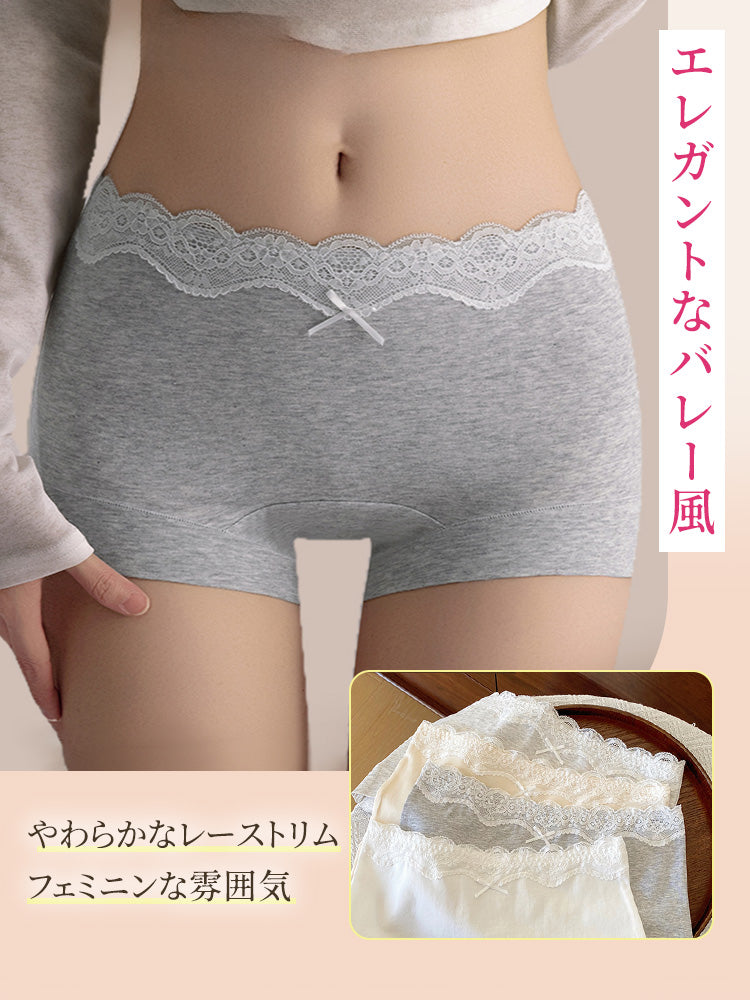 【5件套裝 4,980日圓】 VEIMIA 蕾絲內褲 | 芭蕾風格 抗菌加工 獻給想兼顧時尚與舒適的您