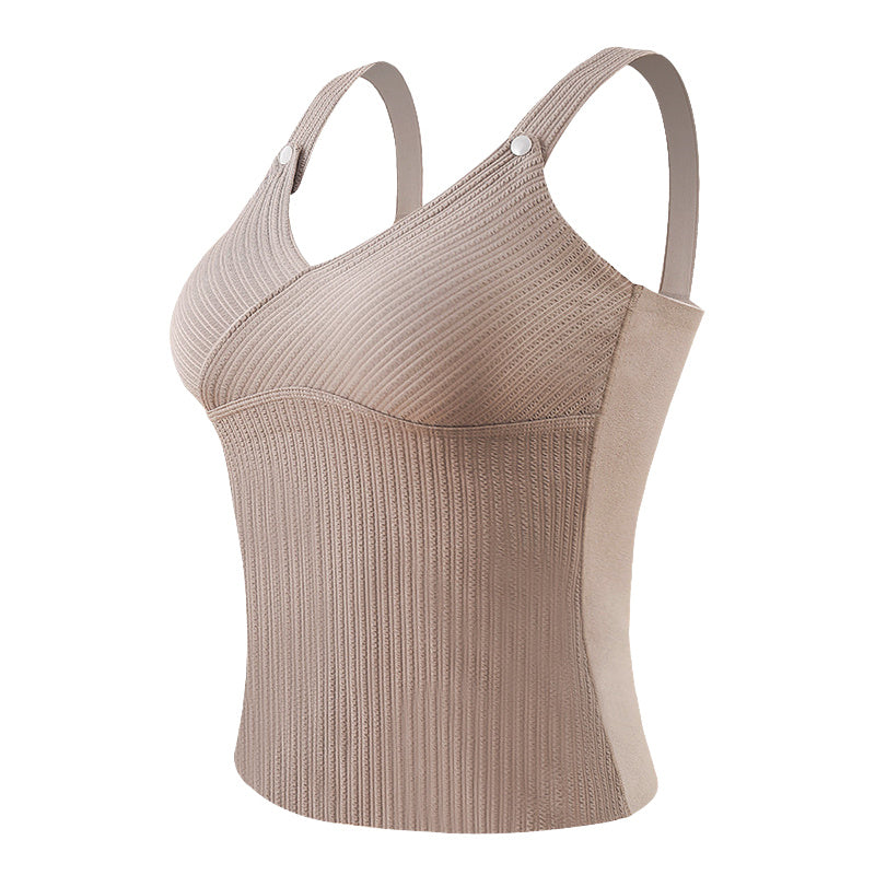 【兩件組¥5,990日圓】VEIMIA 哺乳內搭衣 | 3合1保暖哺乳內搭衣♫ 前開扣設計，哺乳輕鬆方便。保暖不悶熱，實現舒適穿著感！半固定罩杯，洗衣機洗也不移位。