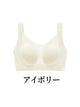 胸 を 小さく 見せる ブラ アイボリー VEIMIA