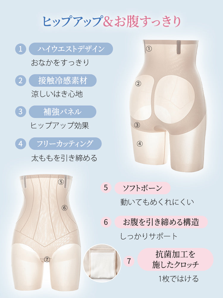 【兩件套裝 7,980日圓】VEIMIA 塑身褲 | 高腰收腹 舒適貼合 適合想舒適修飾腰腹線條的您
