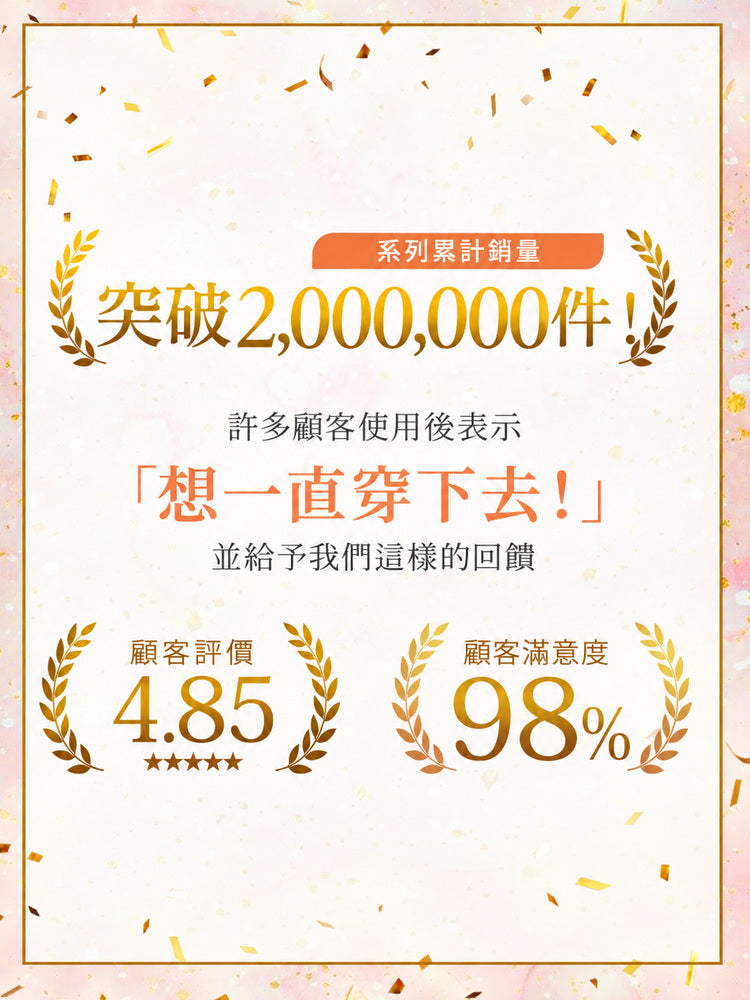 輕薄內褲 系列累計銷量突破200萬件顧客滿意度98% veimia