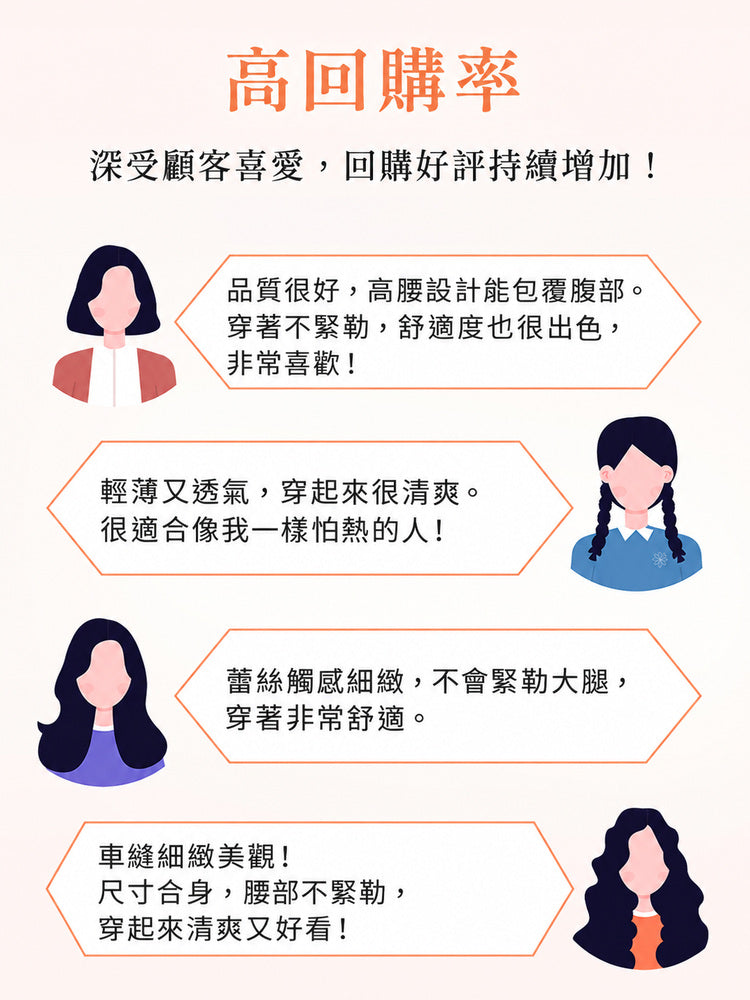 蕾絲內褲 顧客回饋高腰包覆輕薄透氣穿著舒適 VEIMIA