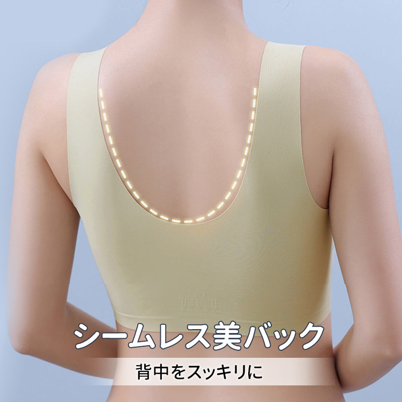 【兩件套裝 3,990 日圓】VEIMIA 大尺碼睡眠內衣 | 泡泡紗材質增添女性魅力，展現可愛風采。優異的透氣性，即使流汗也不悶熱。採用 3D 立體剪裁，溫柔支撐胸部。