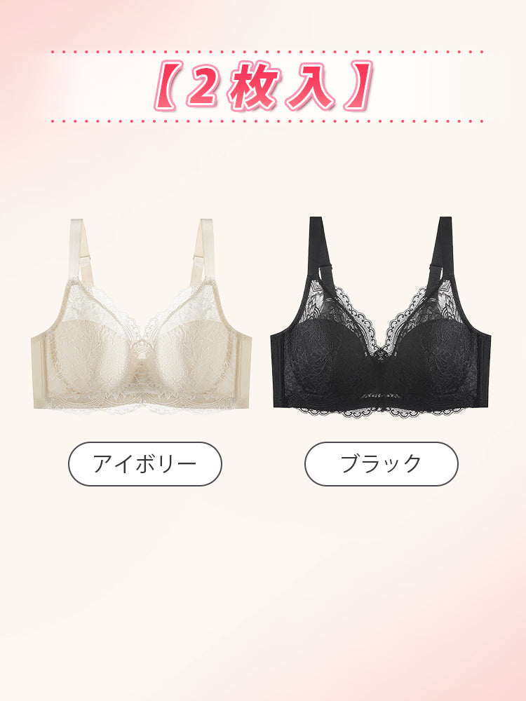 【兩件一組7,980日圓】VEIMIA 塑身內衣 | 雙重支撐托高胸型 修飾胸部線條 適合在意胸部下垂的您