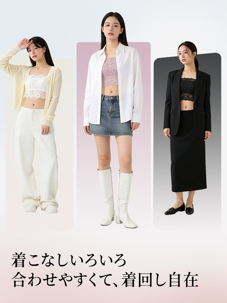 【2件組NT$1,890】VEIMIA 細肩帶背心 | 美背蕾絲設計 舒適透氣 適合外穿 【全新改款】
