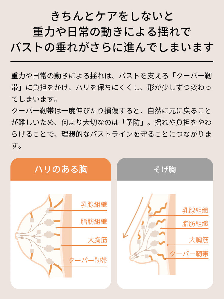 【兩件組只要6,980日圓】VEIMIA 晚安內衣 | 24小時舒適 3D支撐、防下垂 獻給想舒適地調整胸型的您