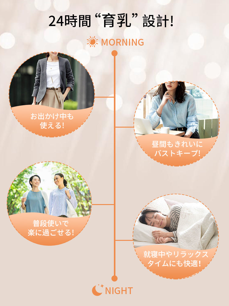 【兩件組只要6,980日圓】VEIMIA 晚安內衣 | 24小時舒適 3D支撐、防下垂 獻給想舒適地調整胸型的您