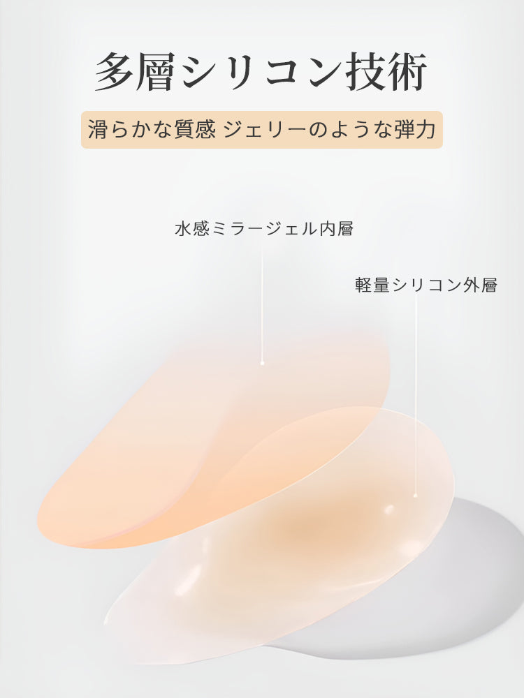 【3套（6片）¥4,980】VEIMIA 乳貼 | 貼上即可輕鬆提拉！長時間佩戴也不易下垂，安心感十足～厚度0.2cm，貼合肌膚，極薄設計穿衣不易顯痕♪ 即使流汗或遇水也不易脫落～可重複使用！