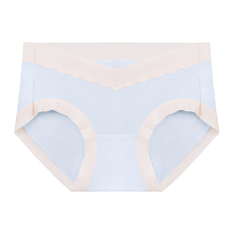 【3件組優惠價¥3,990日圓】VEIMIA 孕婦內褲 | 高抗菌力聚乳酸褲底，讓您安心十足！V型腰圍溫和支撐腹部，讓您在孕期也能舒適自在。採用透氣無縫材質，親膚不悶熱。