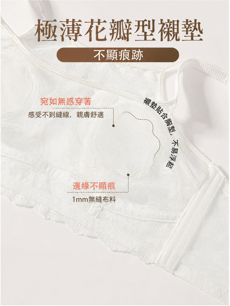 【2件組NT$1,890】VEIMIA 蕾絲內衣｜優雅迷人 自然修飾胸型 約會、聚會穿搭推薦