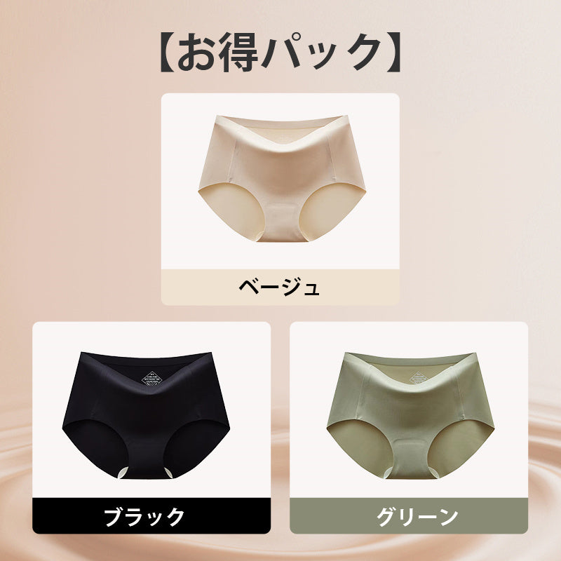 【3件套，¥5,980日圓】VEIMIA 粉底膚色無痕內褲 | 特別調配的粉底膚色，穿白色裙子也不透光，讓您安心！一體成形無痕剪裁完美貼合肌膚，不留痕跡，實現滑順舒適的穿著感。柔軟親膚材質，高彈性帶來舒適的裸感體驗。