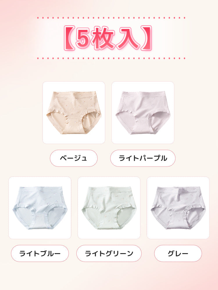 【5件套裝 4,980日元】VEIMIA 無痕內褲 | 觸感柔和 不易卡臀 舒適好穿 適合日常穿著及不喜歡束縛感的人