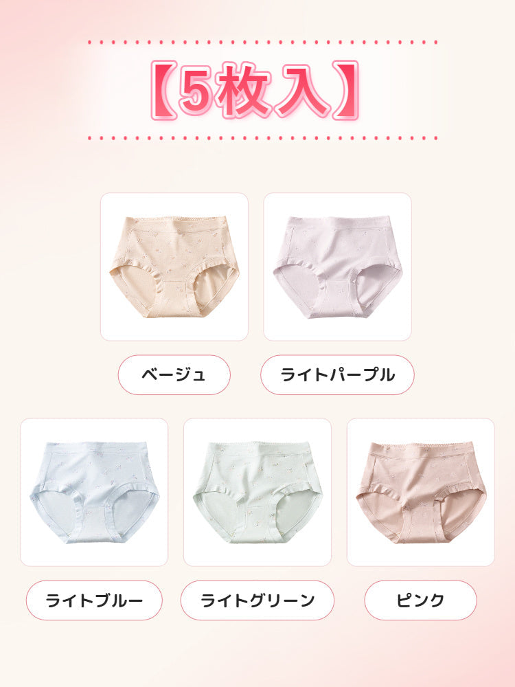 【5件套裝 4,980日元】VEIMIA 無痕內褲 | 觸感柔和 不易卡臀 舒適好穿 適合日常穿著及不喜歡束縛感的人