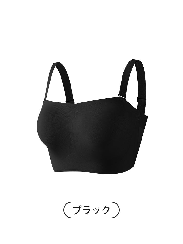 【兩件組特價 7,980 日圓】VEIMIA 無肩帶胸罩 | F罩杯也安穩不滑落，服貼無束縛感，適合露肩穿搭、白色 T 恤