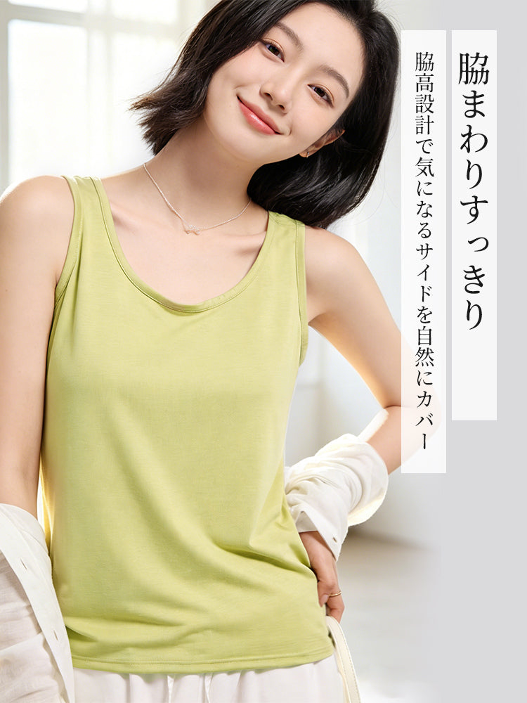 【兩件套5,980日圓】 VEIMIA 背心 | 清涼舒適 自然修身 炎熱季節也能保持清爽舒適