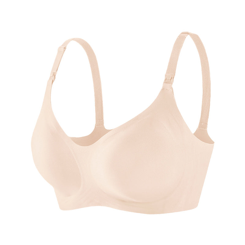 【兩件套裝優惠價¥5,990日圓】VEIMIA 上開式哺乳內衣 | 單手即可輕鬆哺乳的上開式設計。柔軟的凝膠襯墊與下緣穩定托住胸部，有效防止下垂與外擴！
