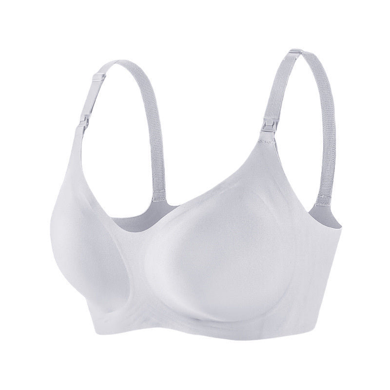 【兩件套裝優惠價¥5,990日圓】VEIMIA 上開式哺乳內衣 | 單手即可輕鬆哺乳的上開式設計。柔軟的凝膠襯墊與下緣穩定托住胸部，有效防止下垂與外擴！