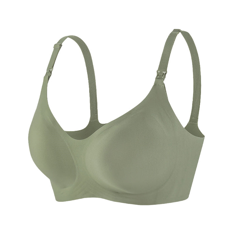 【兩件套裝優惠價¥5,990日圓】VEIMIA 上開式哺乳內衣 | 單手即可輕鬆哺乳的上開式設計。柔軟的凝膠襯墊與下緣穩定托住胸部，有效防止下垂與外擴！