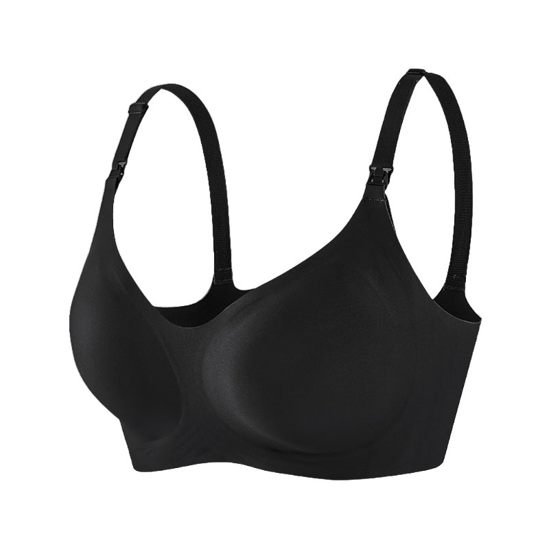 【兩件套裝優惠價¥5,990日圓】VEIMIA 上開式哺乳內衣 | 單手即可輕鬆哺乳的上開式設計。柔軟的凝膠襯墊與下緣穩定托住胸部，有效防止下垂與外擴！