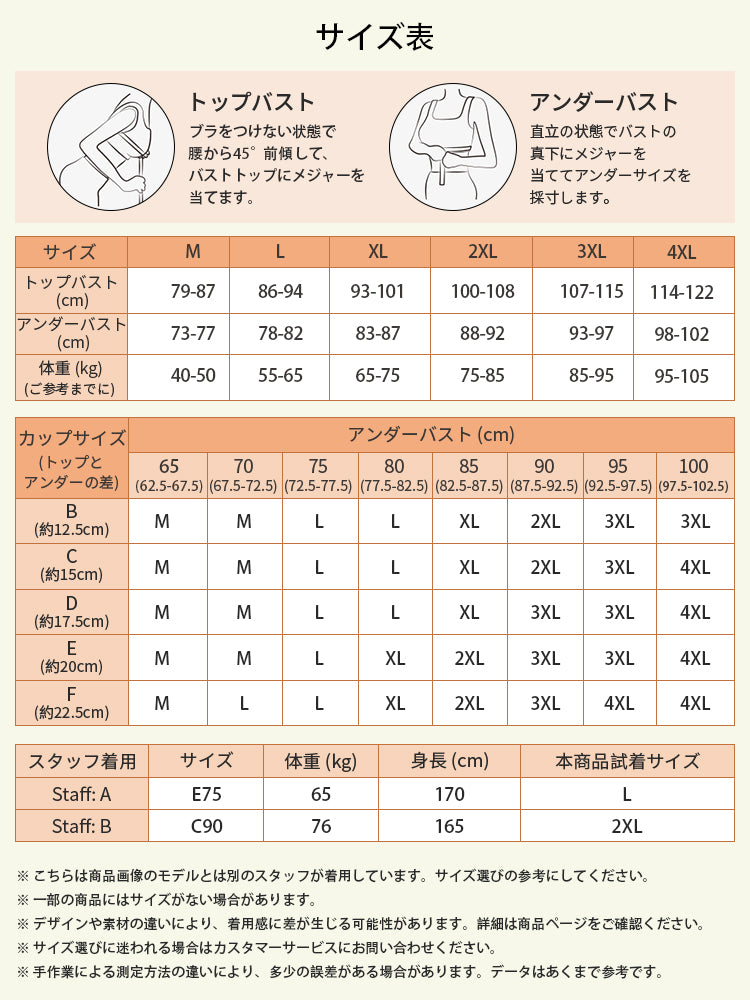 【兩件套裝價 ¥7,980】VEIMIA 大尺碼胸罩 | 立體罩杯提供穩固的胸部支撐！寬版下圍有效防止下垂，打造理想胸型～全罩杯設計自然包覆胸部，呈現俐落外觀♪ 零束縛感，穿著舒適！