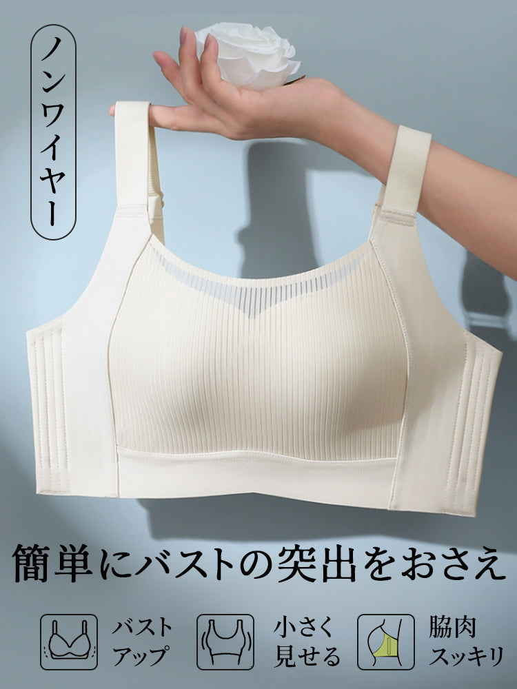 【兩件組特價6,980日圓】VEIMIA 小胸顯瘦內衣 | 適合想讓胸部顯小、不下垂、抑制胸部豐滿感的女性